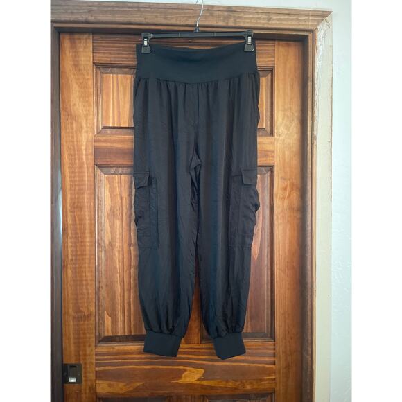 Cinq A Sept Giles Pant viscose blend cargo jogger L - Picture 3 of 8